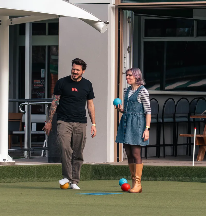 Rb lawn bowls — lifestyle photography by Blake Zajac